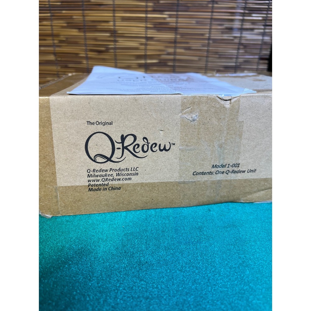 Q-Redew Handheld Hair Steamer with Original Box